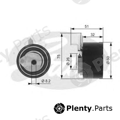  GATES part T43014 Tensioner Pulley, timing belt