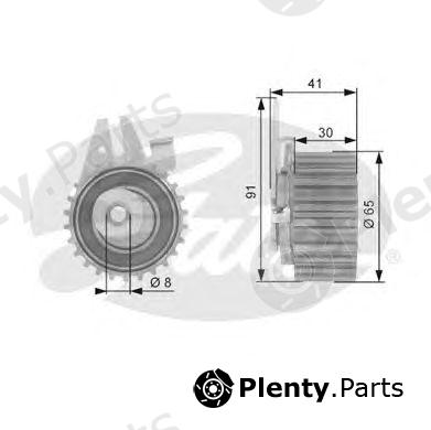  GATES part T43024 Tensioner Pulley, timing belt