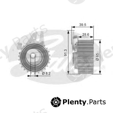 GATES part T43033 Tensioner Pulley, timing belt