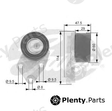  GATES part T43039 Tensioner Pulley, timing belt