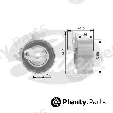  GATES part T43040 Tensioner Pulley, timing belt