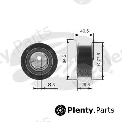  GATES part T43059 Tensioner Pulley, timing belt