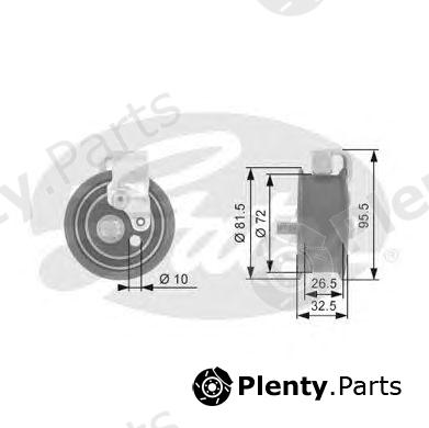  GATES part T43065 Tensioner Pulley, timing belt