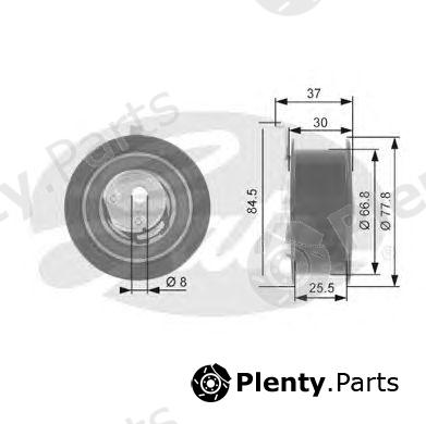  GATES part T43069 Tensioner Pulley, timing belt