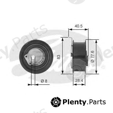  GATES part T43110 Tensioner Pulley, timing belt