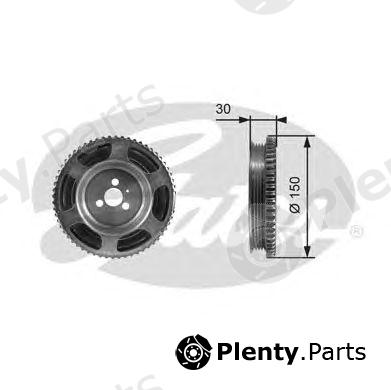  GATES part TVD1051 Belt Pulley, crankshaft