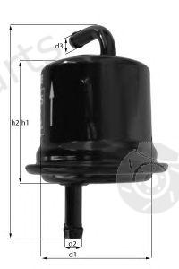  KNECHT part KL517 Fuel filter