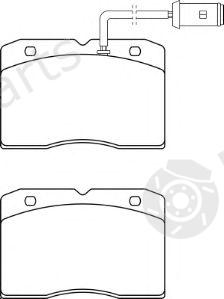  TEXTAR part 2904118305T4047 Brake Pad Set, disc brake