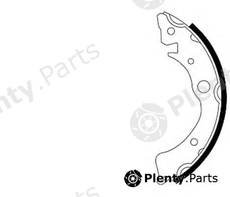  TEXTAR part 91034700 Brake Shoe Set