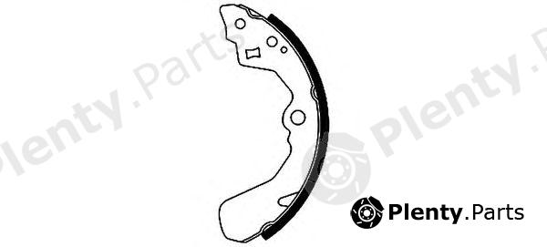  TEXTAR part 91039001 Brake Shoe Set