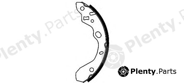  TEXTAR part 91053200 Brake Shoe Set