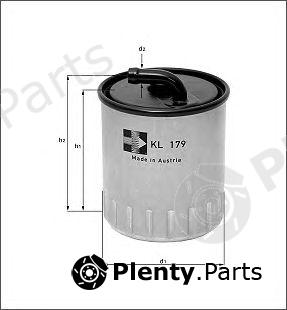  MAHLE ORIGINAL part KL179 Fuel filter