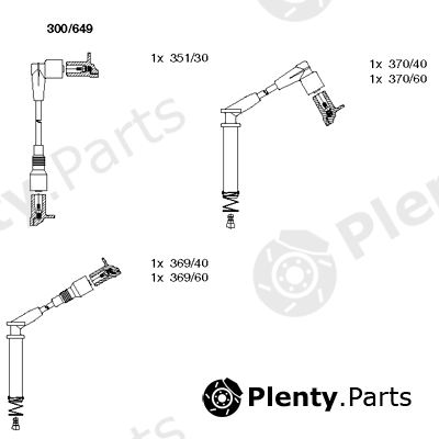  BREMI part 300/649 (300649) Ignition Cable Kit