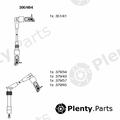  BREMI part 300/694 (300694) Ignition Cable Kit