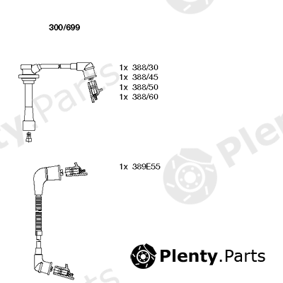  BREMI part 300/699 (300699) Ignition Cable Kit
