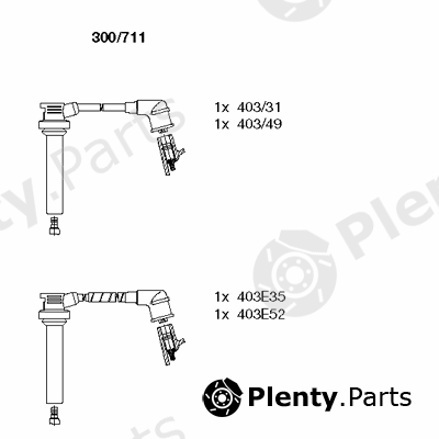  BREMI part 300/711 (300711) Ignition Cable Kit