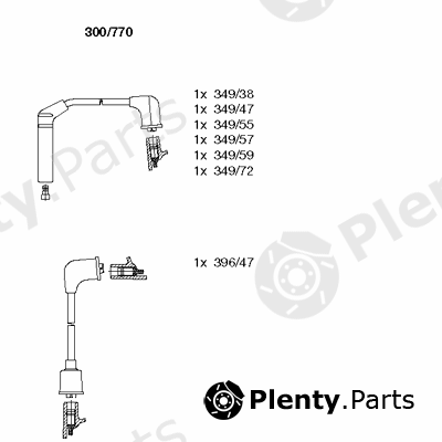  BREMI part 300/770 (300770) Ignition Cable Kit