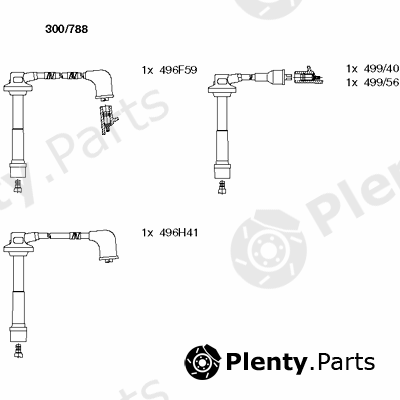  BREMI part 300/788 (300788) Ignition Cable Kit