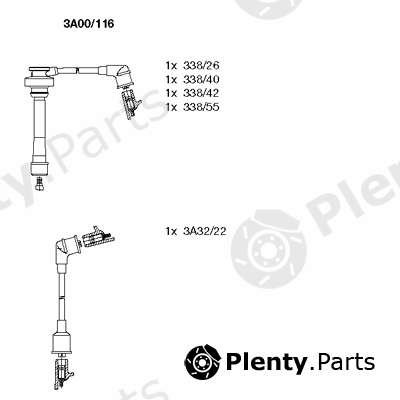  BREMI part 3A00/116 (3A00116) Ignition Cable Kit