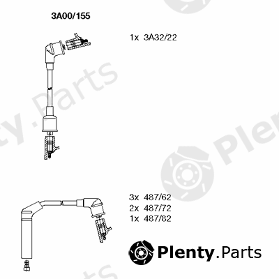  BREMI part 3A00/155 (3A00155) Ignition Cable Kit