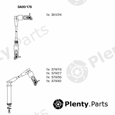  BREMI part 3A00/176 (3A00176) Ignition Cable Kit