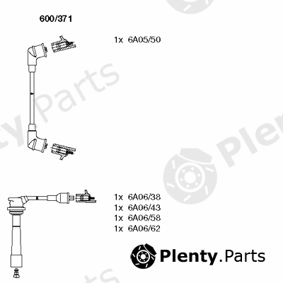  BREMI part 600/371 (600371) Ignition Cable Kit