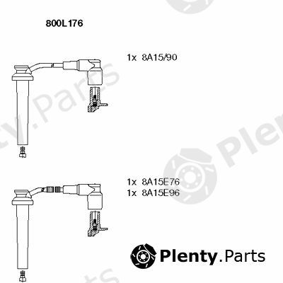  BREMI part 800L176 Ignition Cable Kit