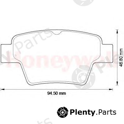 JURID part 573235J Brake Pad Set, disc brake