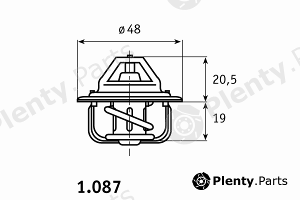  BEHR THERMOT-TRONIK part 1.087.88 (108788) Thermostat, coolant