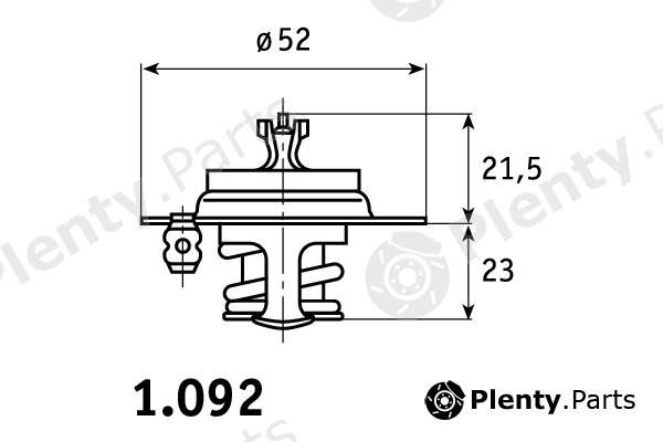  BEHR THERMOT-TRONIK part 1.092.83.349 (109283349) Thermostat, coolant