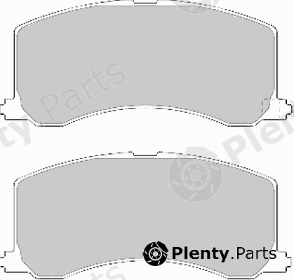  FERODO part FDB1100 Brake Pad Set, disc brake