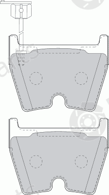  FERODO part FDB1664 Brake Pad Set, disc brake