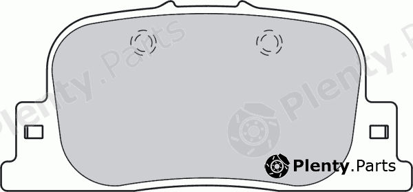  FERODO part FDB1686 Brake Pad Set, disc brake