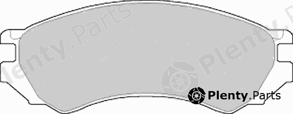  FERODO part FSL667 Brake Pad Set, disc brake