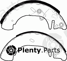  FERODO part FSB331R Brake Shoe Set