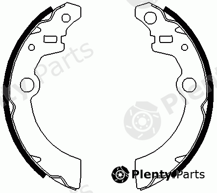  FERODO part FSB643 Brake Shoe Set