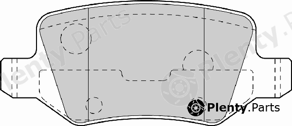  FERODO part FDB1782 Brake Pad Set, disc brake