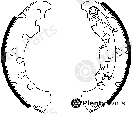  FERODO part FSB681 Brake Shoe Set