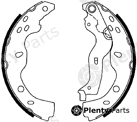  FERODO part FSB691 Brake Shoe Set