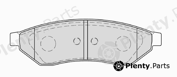  FERODO part FDB1986 Brake Pad Set, disc brake