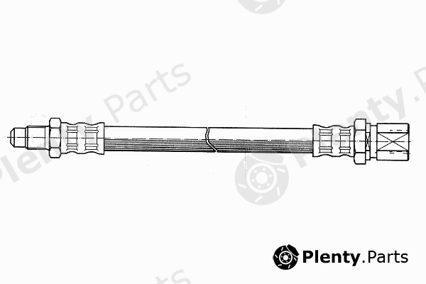  FERODO part FHY2486 Brake Hose