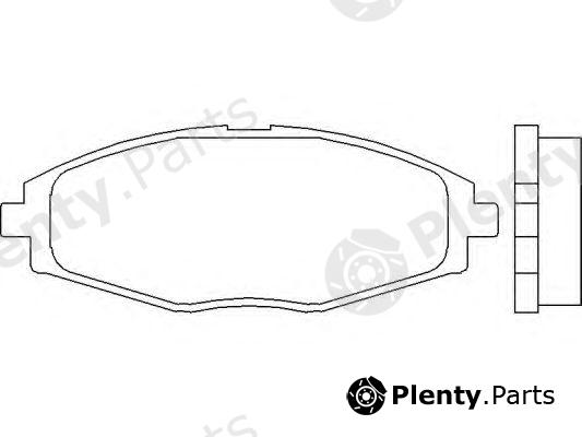  BREMBO part P15006 Brake Pad Set, disc brake