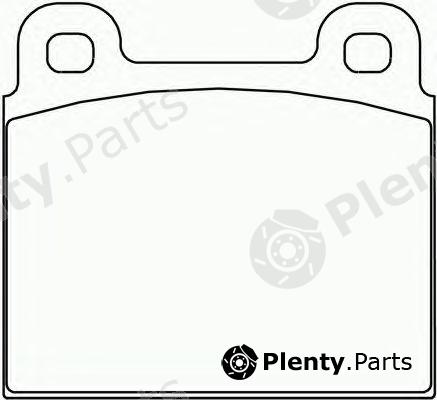  BREMBO part P23001 Brake Pad Set, disc brake
