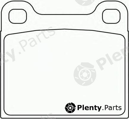  BREMBO part P59001 Brake Pad Set, disc brake