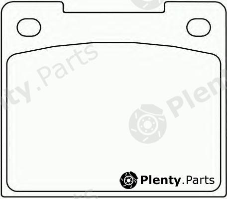  BREMBO part P86001 Brake Pad Set, disc brake