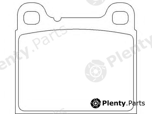  BREMBO part P86002 Brake Pad Set, disc brake