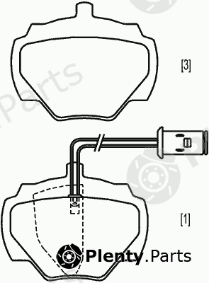  MINTEX part MLB105 Brake Pad Set, disc brake
