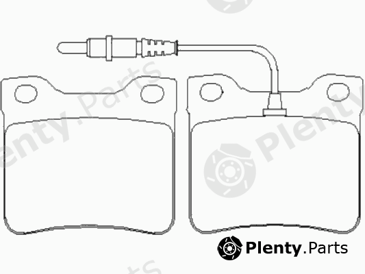  MINTEX part MDB1442 Brake Pad Set, disc brake