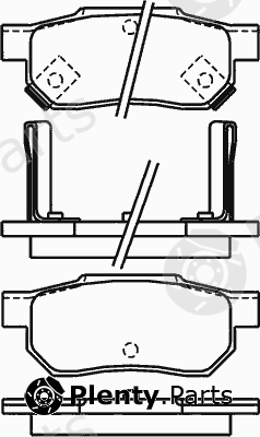  MINTEX part MDB1411 Brake Pad Set, disc brake