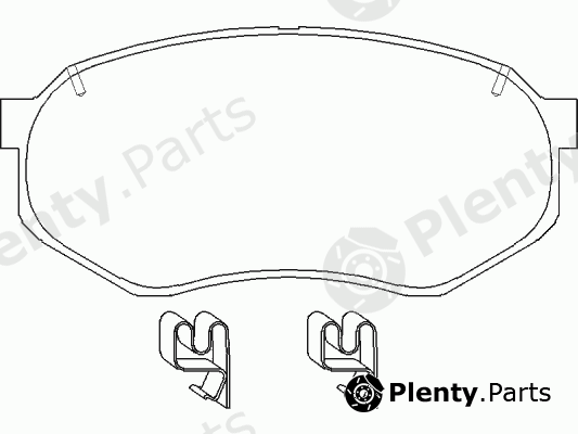  MINTEX part MDB1577 Brake Pad Set, disc brake